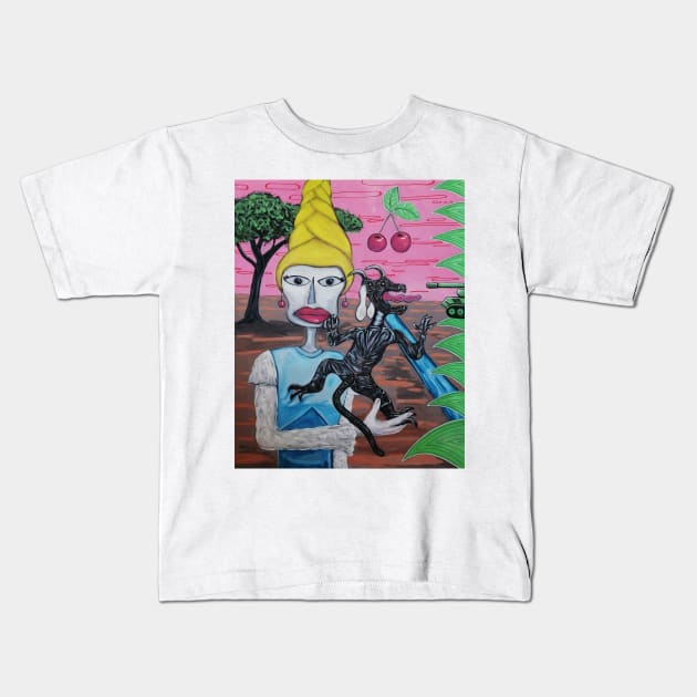 Alina Kids T-Shirt by HanDraw